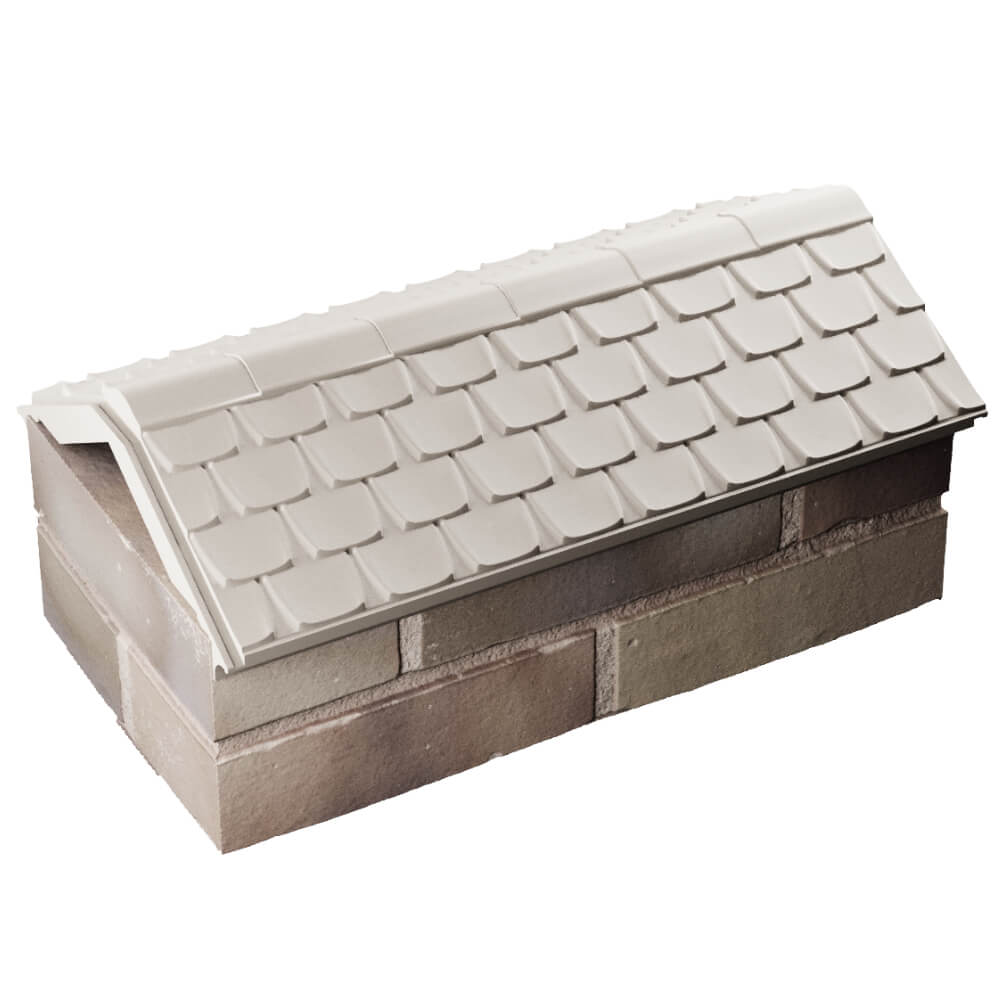 Парапет Zking Эльбрус Бежевый с посадкой на 1 кирпич (255мм) в Новосибирске фото