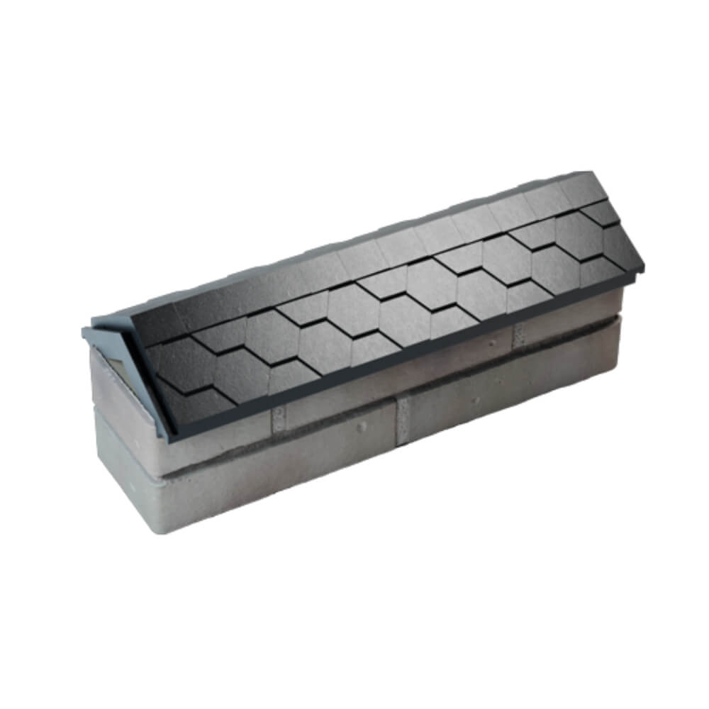 Парапет Zking Эверест Черный с посадкой на 0.5 кирпича (130мм) в Новосибирске фото