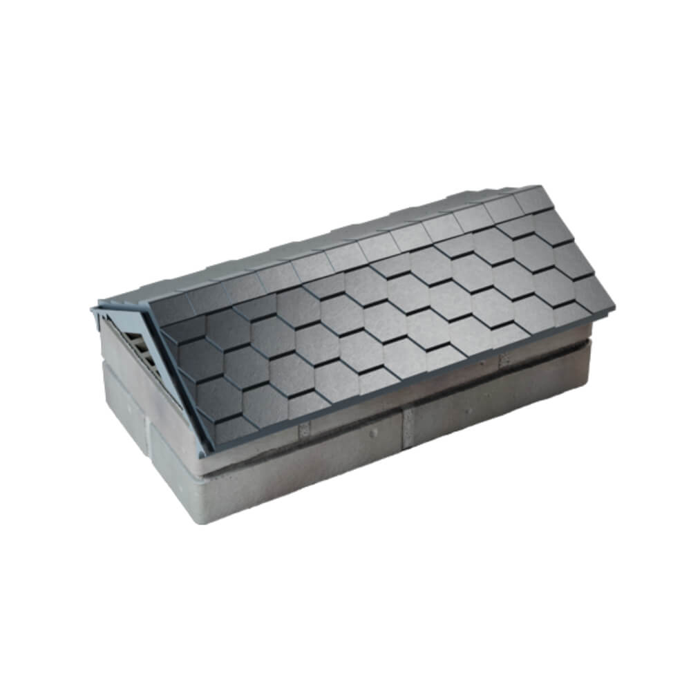 Парапет Zking Эверест Серый с посадкой на 1 кирпич (200/225/255мм) в Новосибирске фото