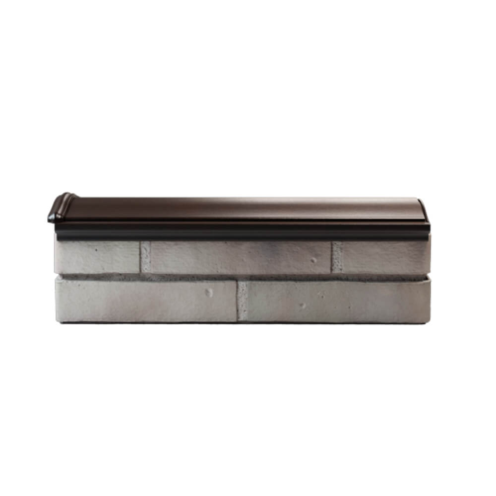 Парапет Zking Монблан Коричневый посадка на 0.5 кирпича (130мм) в Новосибирске фото