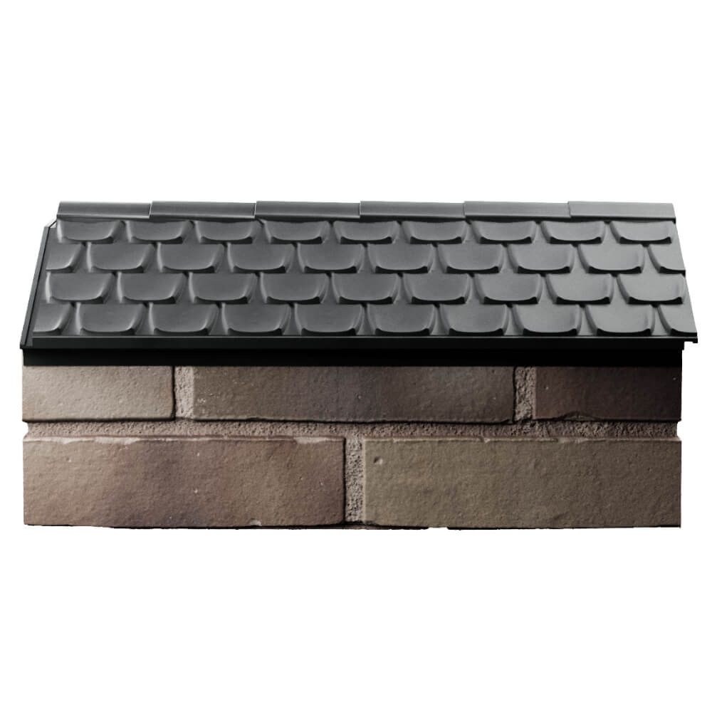 Парапет Zking Эльбрус Серый с посадкой на 1 кирпич (255мм) в Новосибирске фото