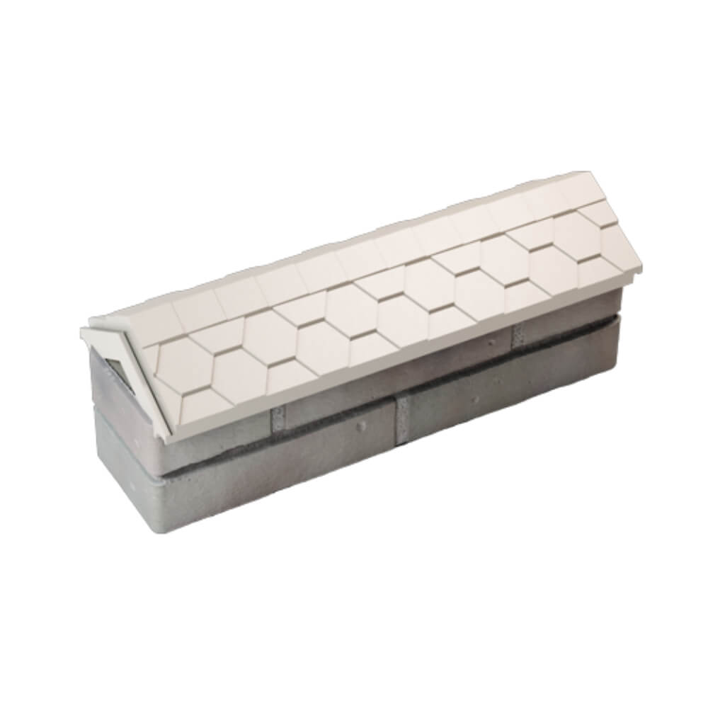 Парапет Zking Эверест Бежевый с посадкой на 0.5 кирпича (130мм) в Новосибирске фото