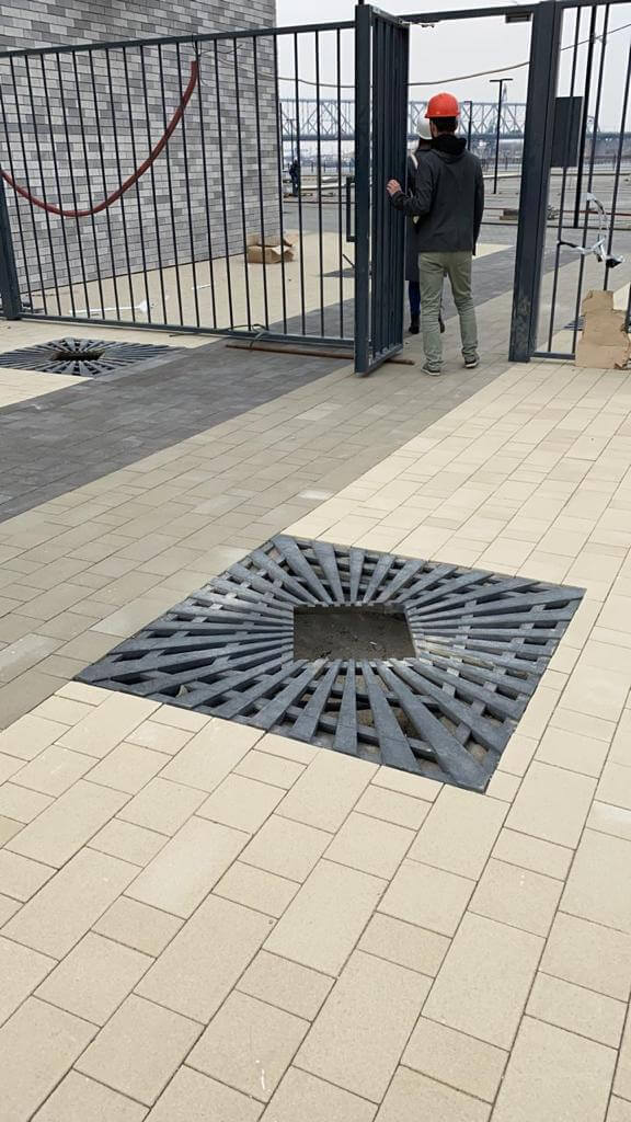 Приствольная решетка для дерева ZKING ATMOSPHERE 1.2х1.2м Черная в Новосибирске фото