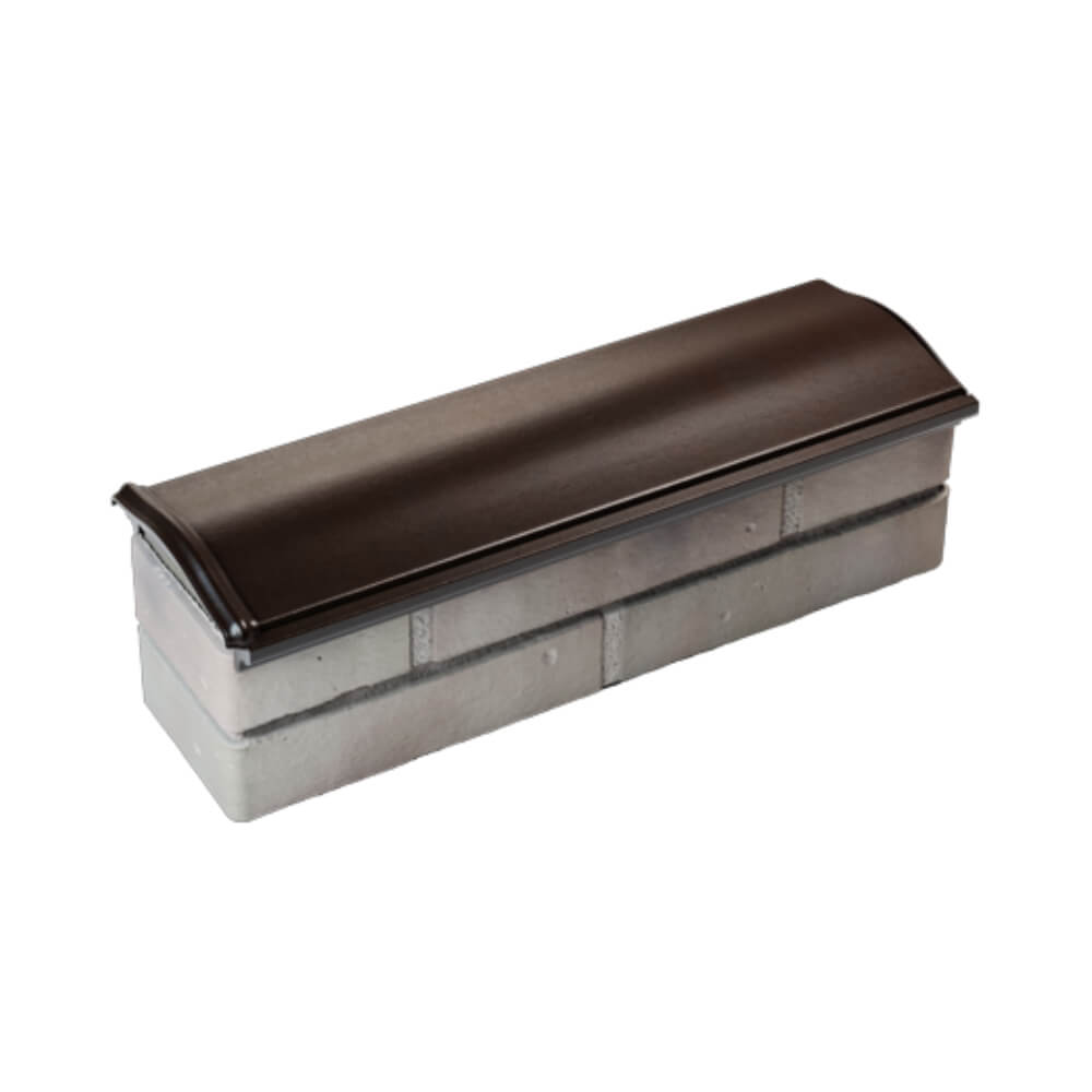 Парапет Zking Монблан Коричневый посадка на 0.5 кирпича (130мм) в Новосибирске фото