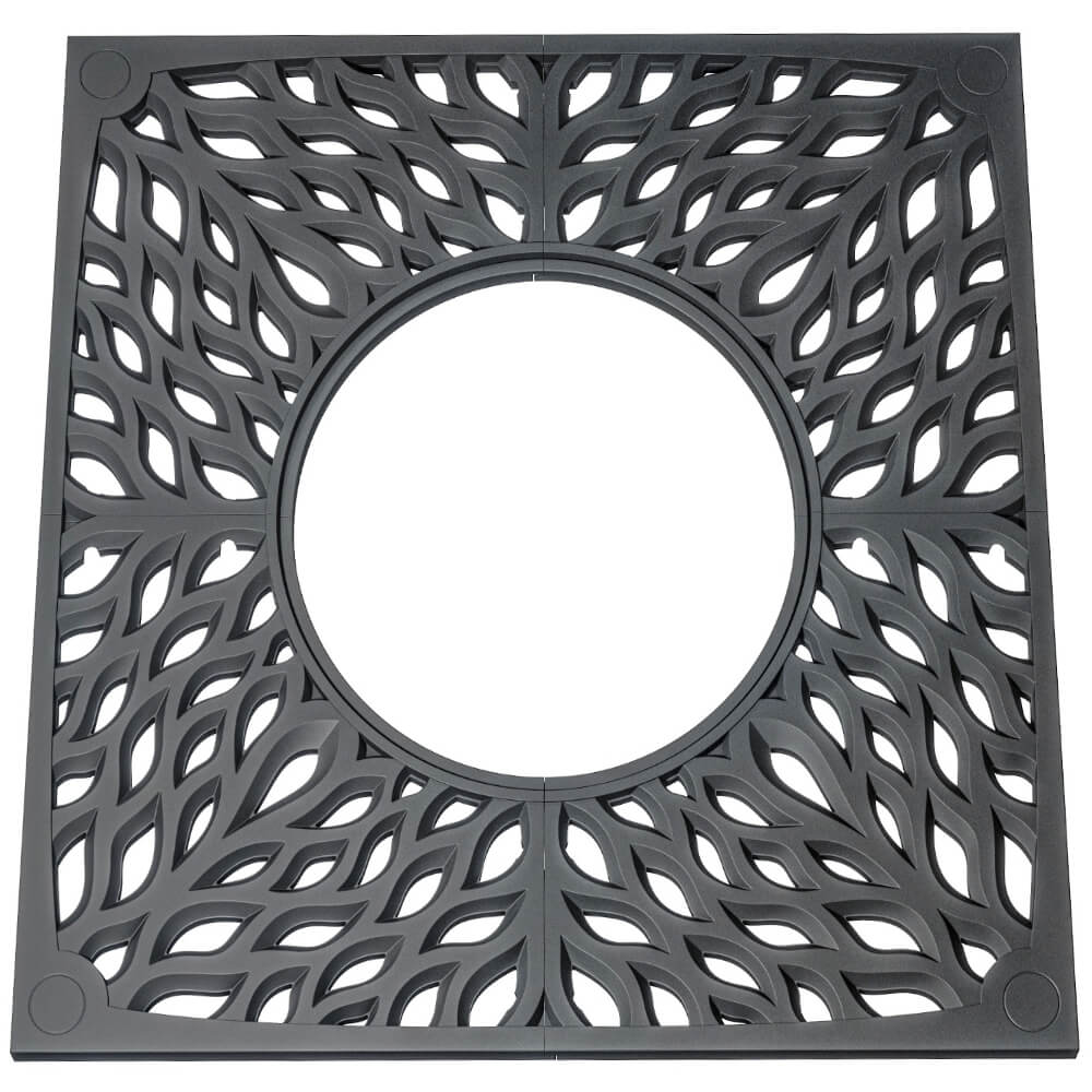 Приствольная решетка для дерева ZKING CRUST 2х2м Черная Новосибирск фото