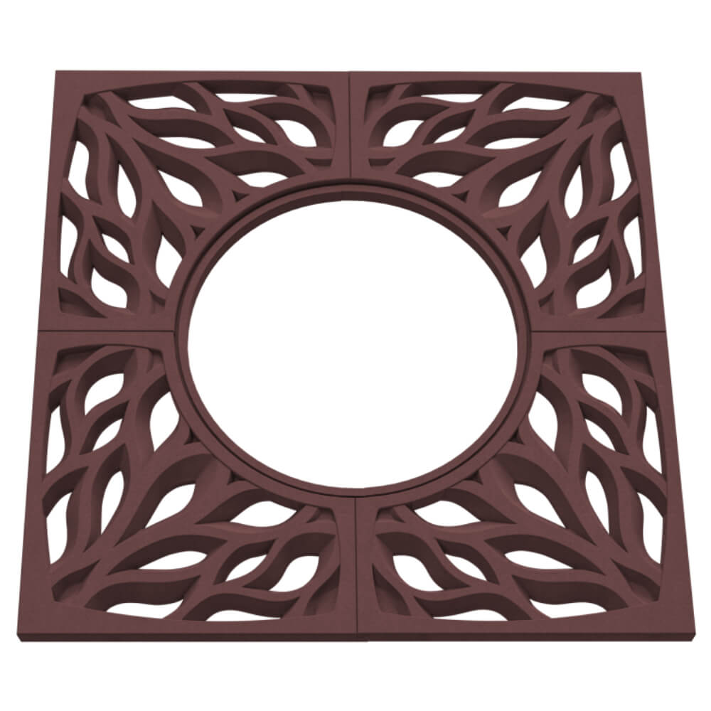 Приствольная решетка для дерева ZKING CRUST 1.2х1.2м Коричневая в Новосибирске фото