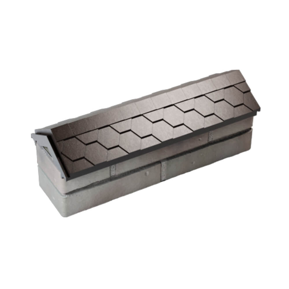 Парапет Zking Эверест Коричневый с посадкой на 0.5 кирпича (130мм) в Новосибирске фото