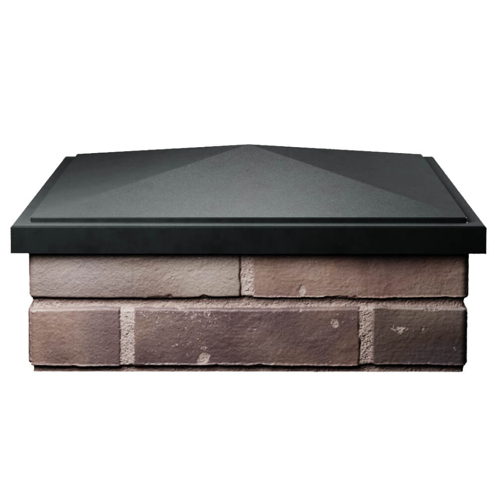 Колпак Zking БонаМоно Черный на столб 2х2 кирпича (515х515, 530х530мм) Новосибирск фото