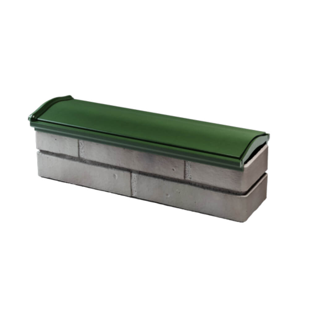 Парапет Zking Монблан Зеленый посадка на 0.5 кирпича (130мм) в Новосибирске фото