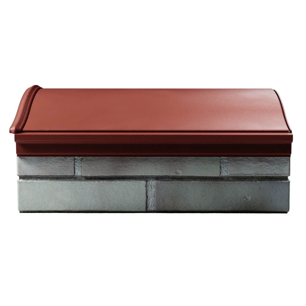 Парапет Zking Монблан Красный посадка на 1.5 кирпича (355/385мм) в Новосибирске фото