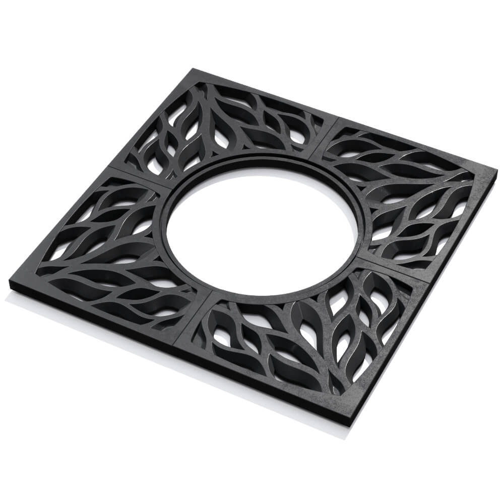 Приствольная решетка для дерева ZKING CRUST 1.2х1.2м Черная в Новосибирске фото