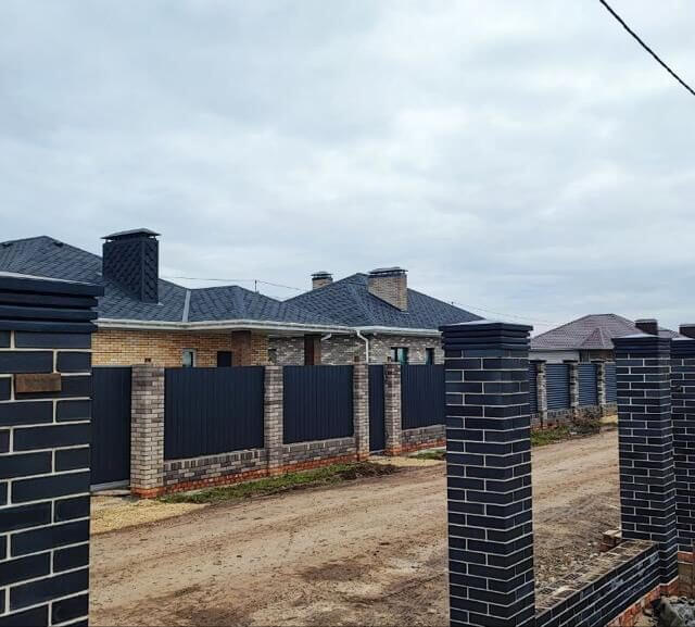 Колпак Zking Бона ХайТек Серый на столб 1.5х1.5 кирпича (385х385мм) в Новосибирске фото