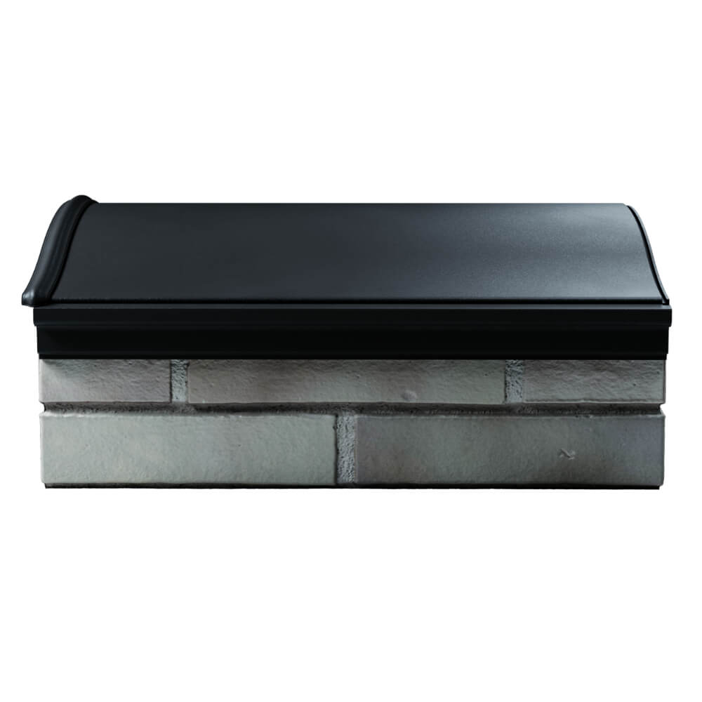 Парапет Zking Монблан Черный посадка на 1.5 кирпича (355/385мм) в Новосибирске фото