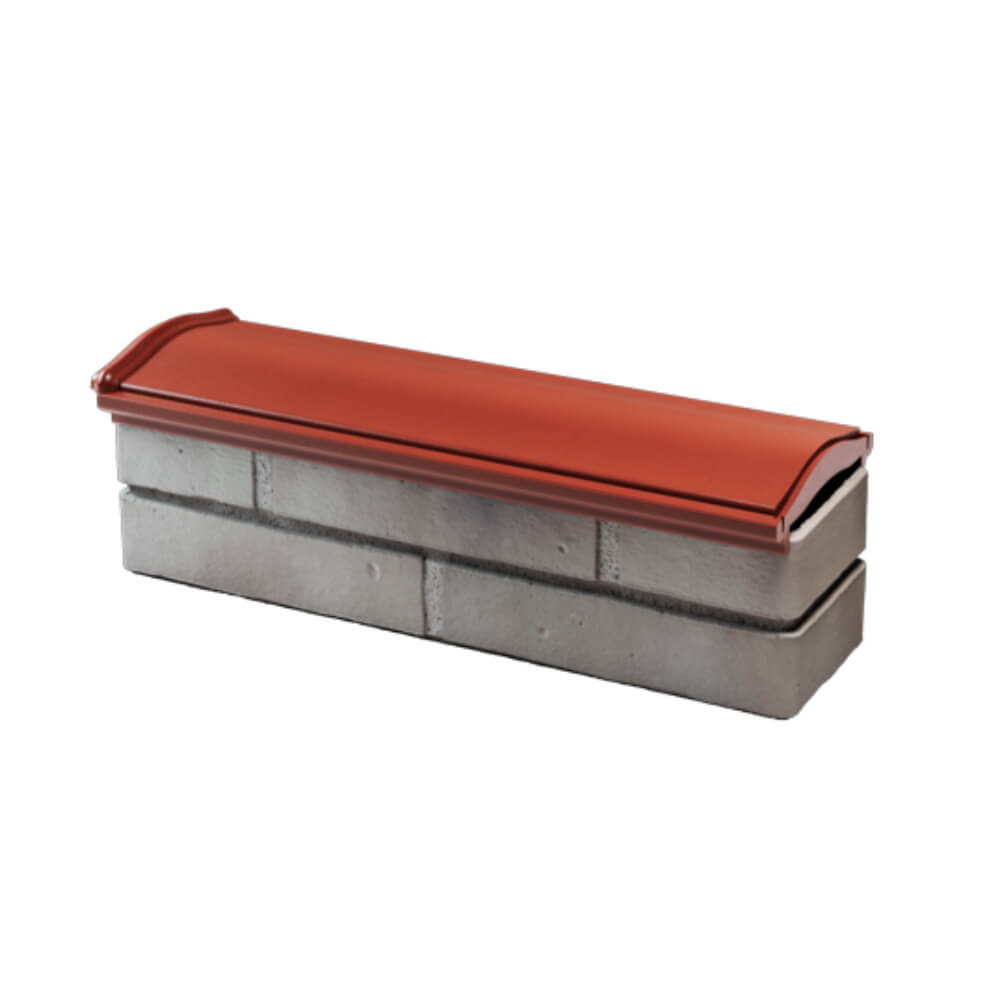 Парапет Zking Монблан Красный посадка на 0.5 кирпича (130мм) в Новосибирске фото