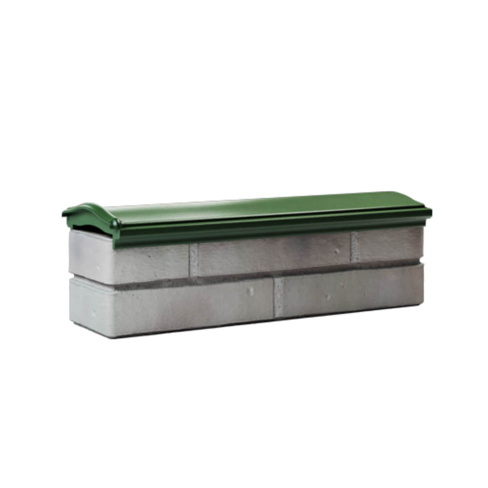 Парапет Zking Монблан Зеленый посадка на 0.5 кирпича (130мм) Новосибирск фото