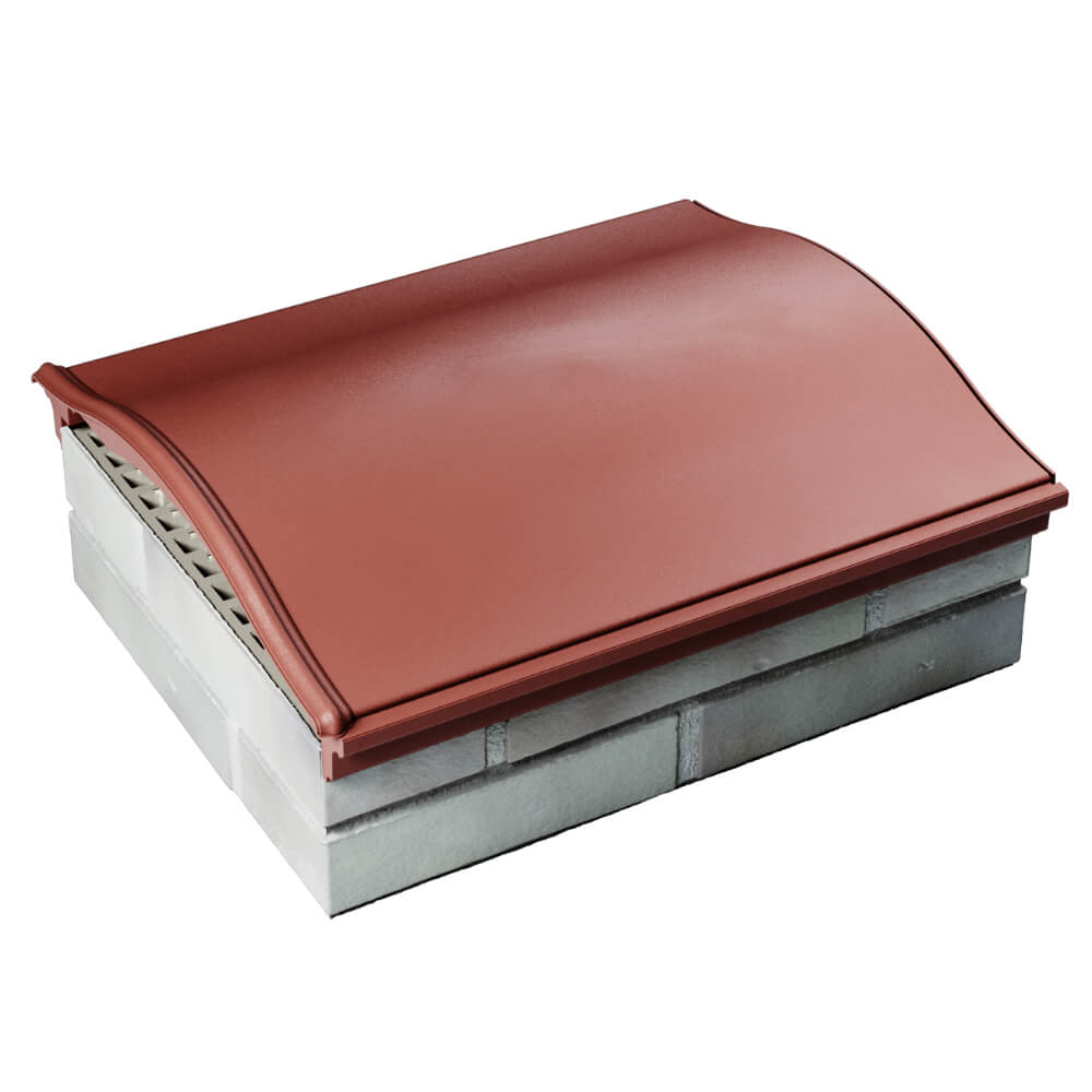 Парапет Zking Монблан Красный посадка на 1.5 кирпича (355/385мм) в Новосибирске фото