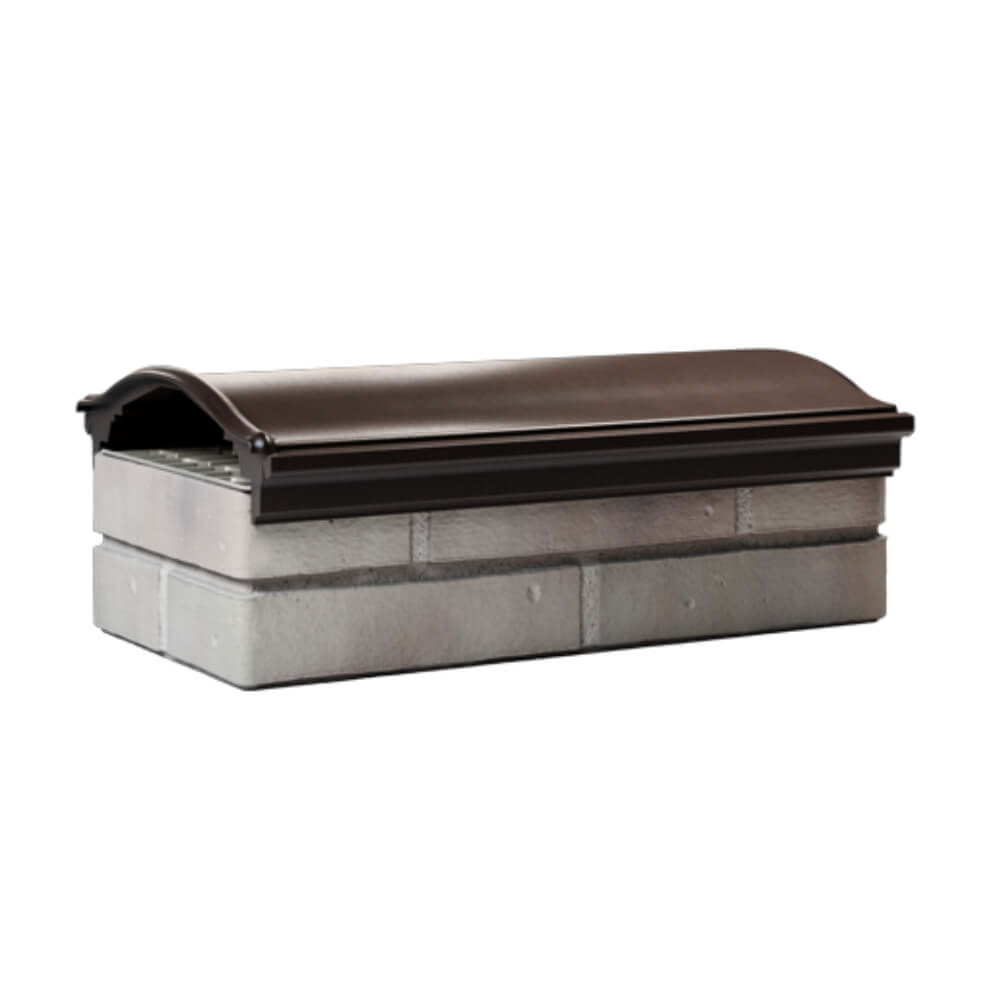 Парапет Zking Монблан Коричневый посадка на 1 кирпич (200/225/255мм) Новосибирск фото