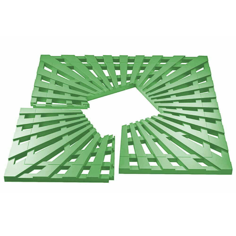 Приствольная решетка для дерева ZKING ATMOSPHERE 1.2х1.2м Зеленая в Новосибирске фото