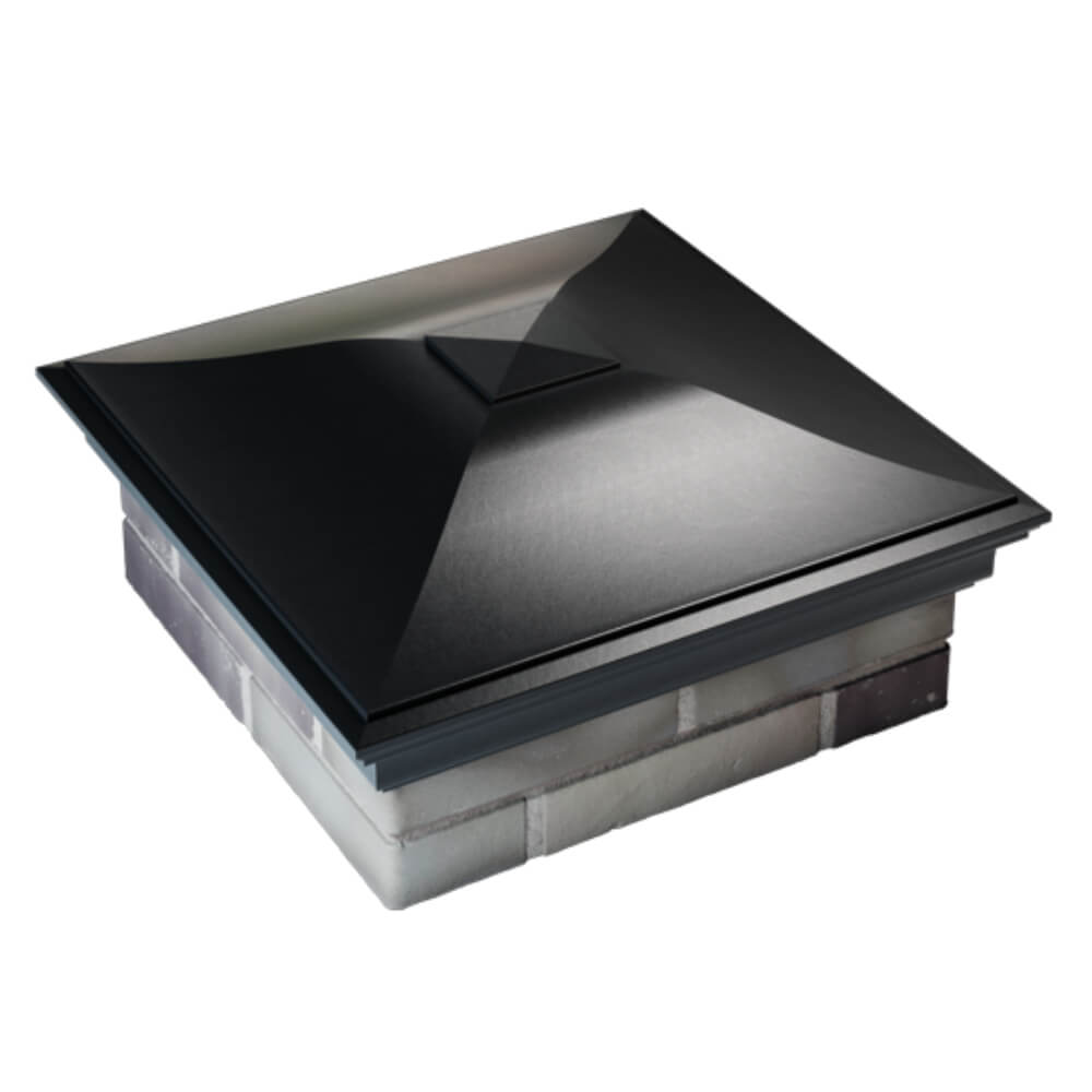 Колпак Zking Монблан Черный на столб 2х2 кирпича (515х515мм) Новосибирск фото