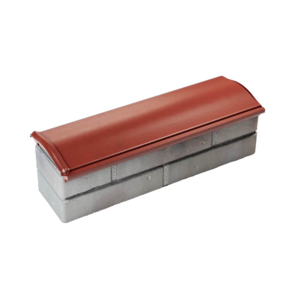 Парапет Zking Монблан Красный посадка на 0.5 кирпича (130мм) в Новосибирске фото