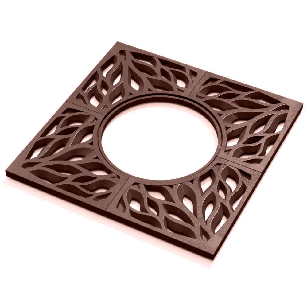 Приствольная решетка для дерева ZKING CRUST 1.2х1.2м Коричневая в Новосибирске фото