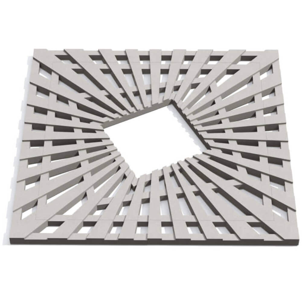 Приствольная решетка для дерева ZKING ATMOSPHERE 1.2х1.2м Бежевая Новосибирск фото