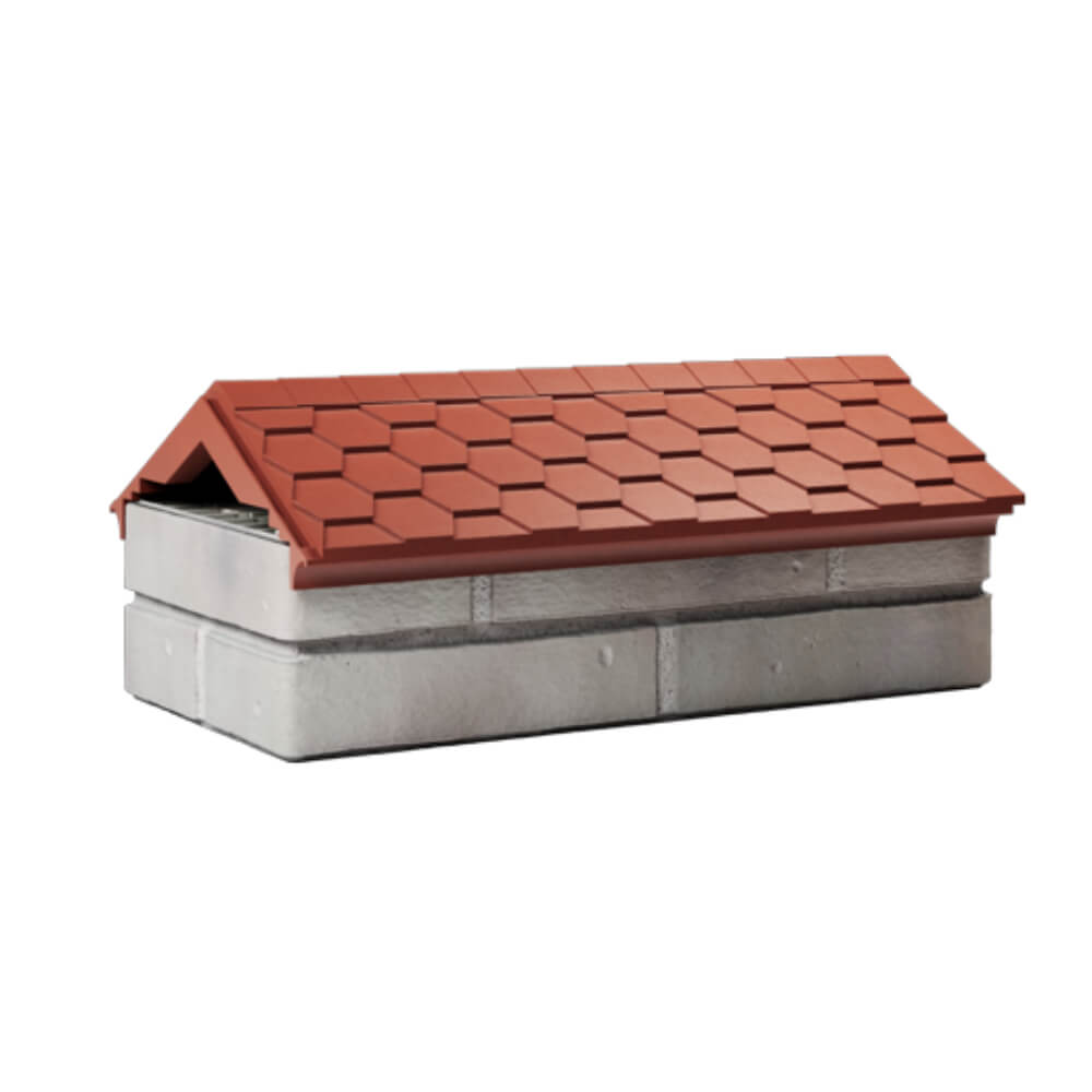 Парапет Zking Эверест Красный с посадкой на 1 кирпич (200/225/255мм) Новосибирск фото