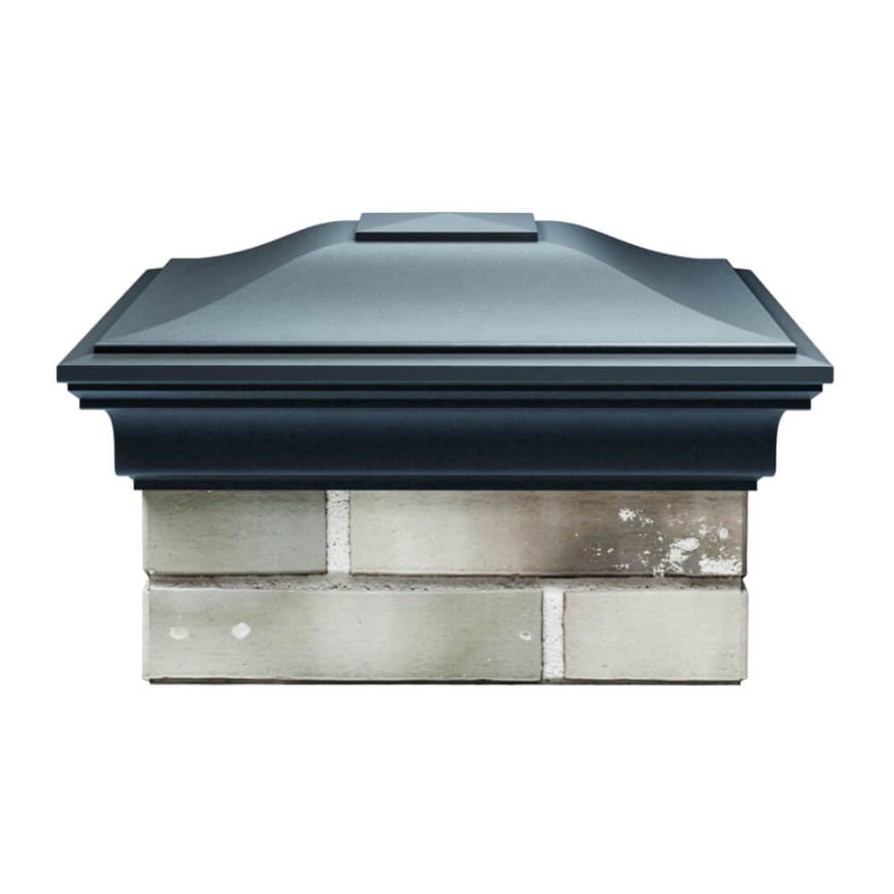 Колпак Zking Монблан Серый на столб 1.5х1.5 еврокирпича 0.7НФ (355х355мм) Новосибирск фото