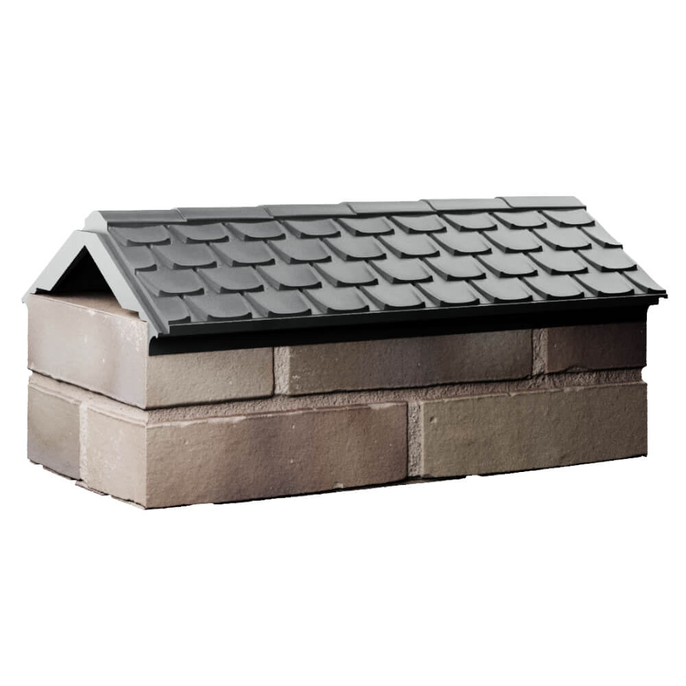 Парапет Zking Эльбрус Серый с посадкой на 1 кирпич (255мм) Новосибирск фото