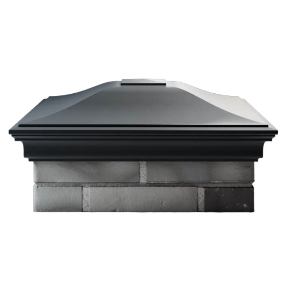 Колпак Zking Монблан Серый на столб 2х2 кирпича (515х515мм) в Новосибирске фото