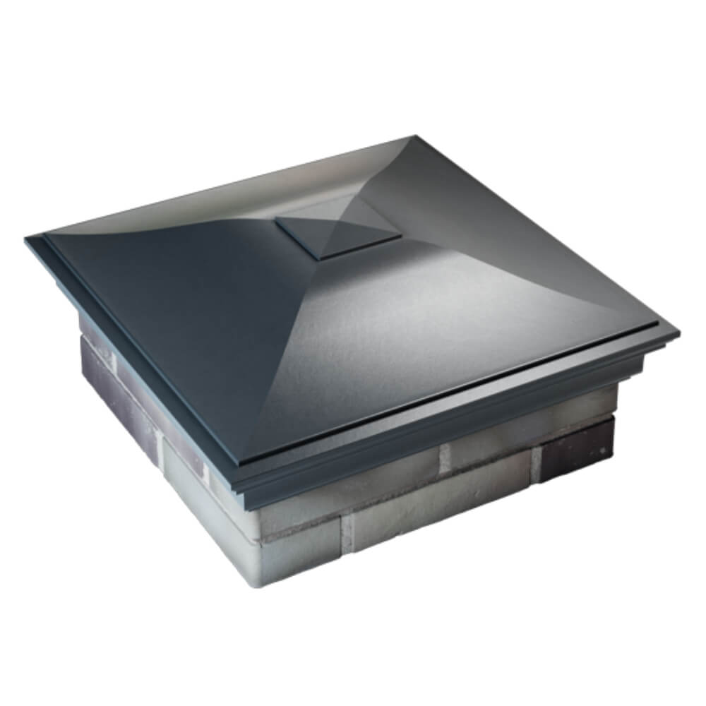 Колпак Zking Монблан Серый на столб 2х2 кирпича (515х515мм) Новосибирск фото