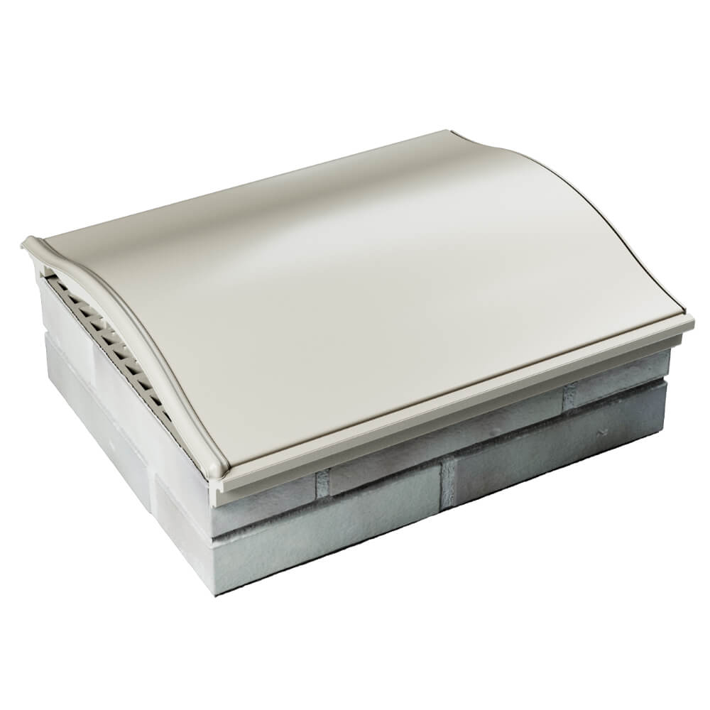 Парапет Zking Монблан Бежевый посадка на 1.5 кирпича (355/385мм) в Новосибирске фото