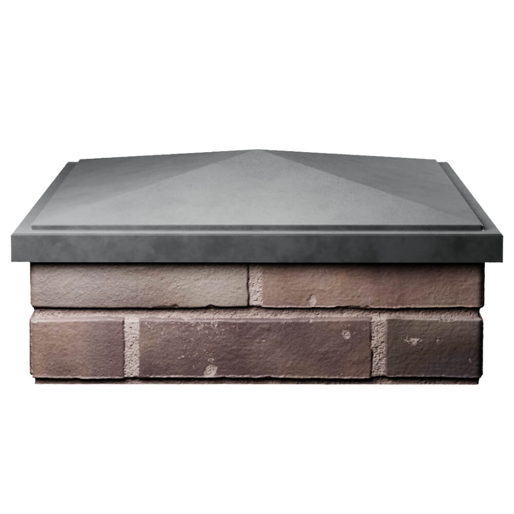 Колпак Zking БонаМоно Серый на столб 2х2 кирпича (515х515, 530х530мм) Новосибирск фото