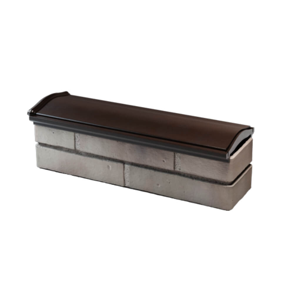 Парапет Zking Монблан Коричневый посадка на 0.5 кирпича (130мм) в Новосибирске фото