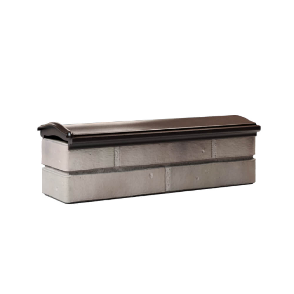 Парапет Zking Монблан Коричневый посадка на 0.5 кирпича (130мм) Новосибирск фото