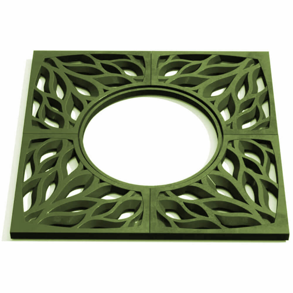 Приствольная решетка для дерева ZKING CRUST 1.2х1.2м Зеленая Новосибирск фото