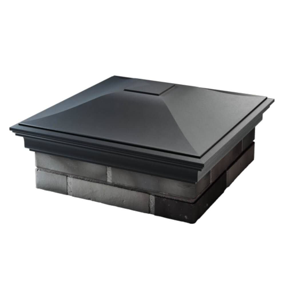 Колпак Zking Монблан Серый на столб 2х2 кирпича (515х515мм) в Новосибирске фото