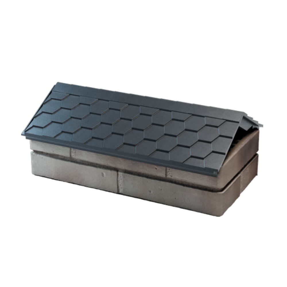 Парапет Zking Эверест Серый с посадкой на 1 кирпич (200/225/255мм) в Новосибирске фото