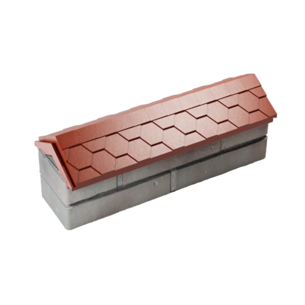 Парапет Zking Эверест Красный с посадкой на 0.5 кирпича (130мм) в Новосибирске фото