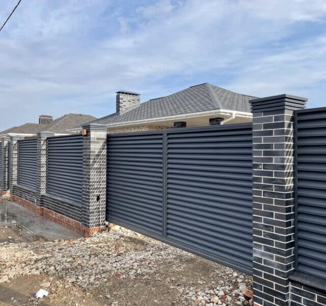 Колпак Zking Бона ХайТек Серый на столб 1.5х1.5 кирпича (385х385мм) в Новосибирске фото