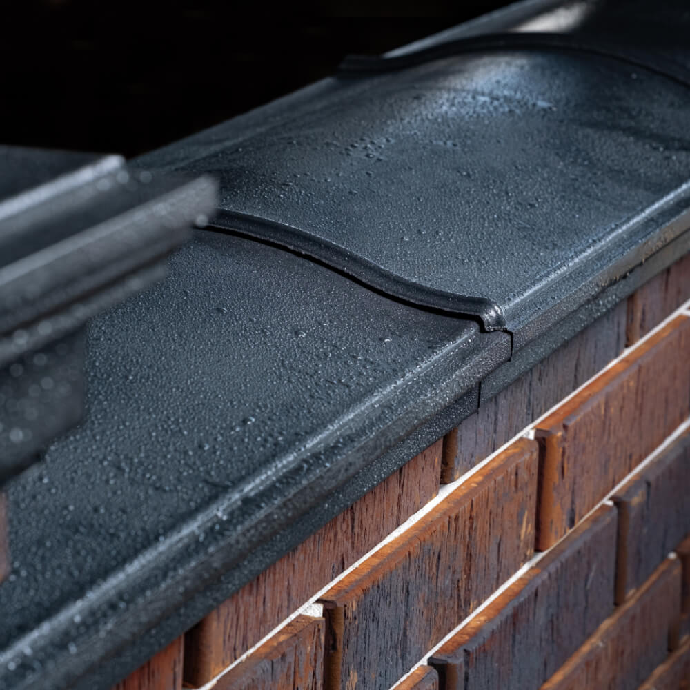 Парапет Zking Монблан Черный посадка на 0.5 кирпича (130мм) в Новосибирске фото