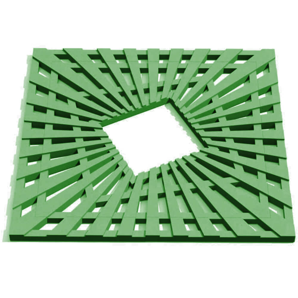 Приствольная решетка для дерева ZKING ATMOSPHERE 1.2х1.2м Зеленая Новосибирск фото