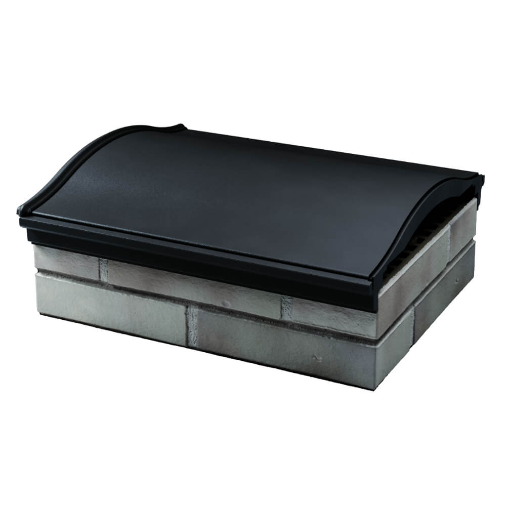 Парапет Zking Монблан Черный посадка на 1.5 кирпича (355/385мм) в Новосибирске фото