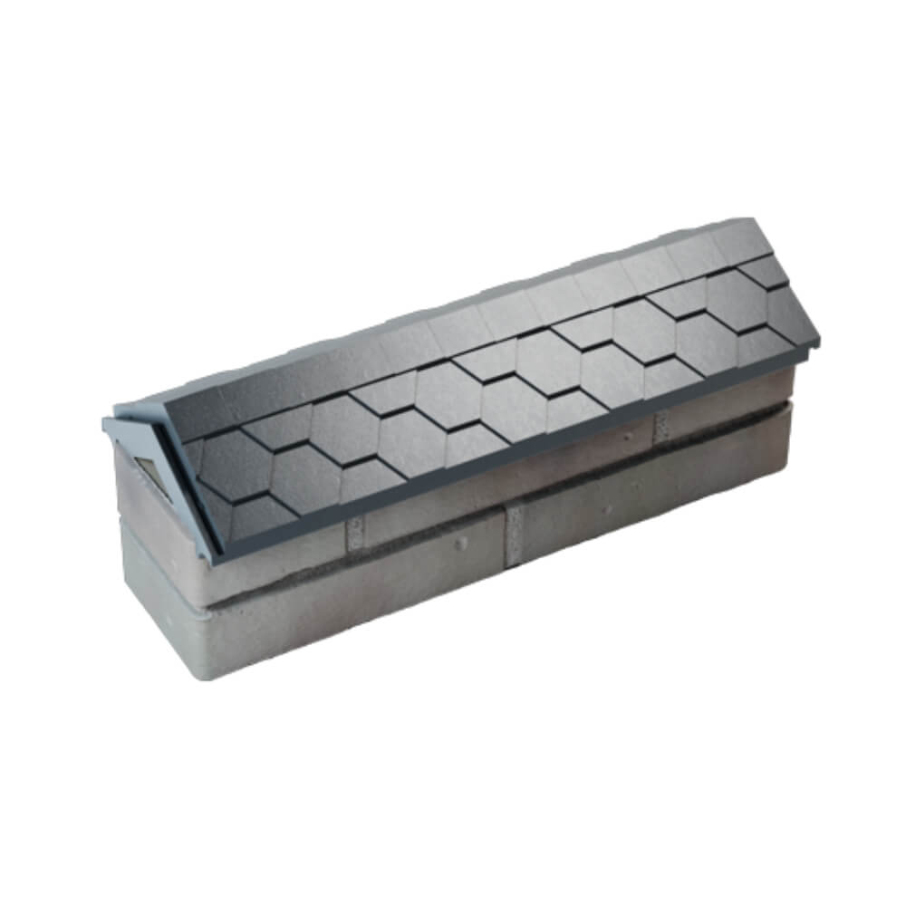 Парапет Zking Эверест Серый с посадкой на 0.5 кирпича (130мм) в Новосибирске фото